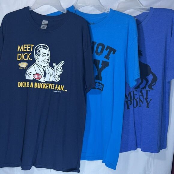 Offensive , Sarcastic , Drinking , Party Graphic Tee Shirt Bundle Size Large - Picture 1 of 7